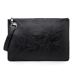 Women's Large Rectangular Wristlet Bag - Top Zip Closure